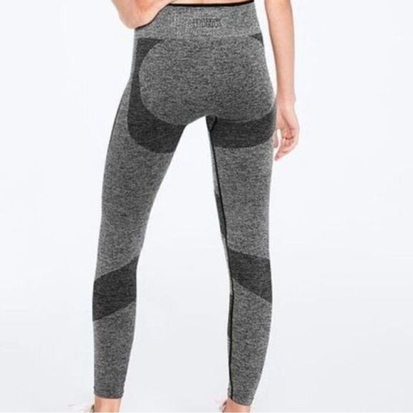 Victoria Secret PINK Seamless Workout Tight High Waist Full length tight gray - Picture 9 of 9
